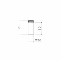 Universal Hob Mounted Sensor Soap Dispenser Riser 60mm