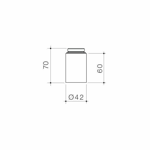 Universal Hob Mounted Sensor Basin Riser 60mm