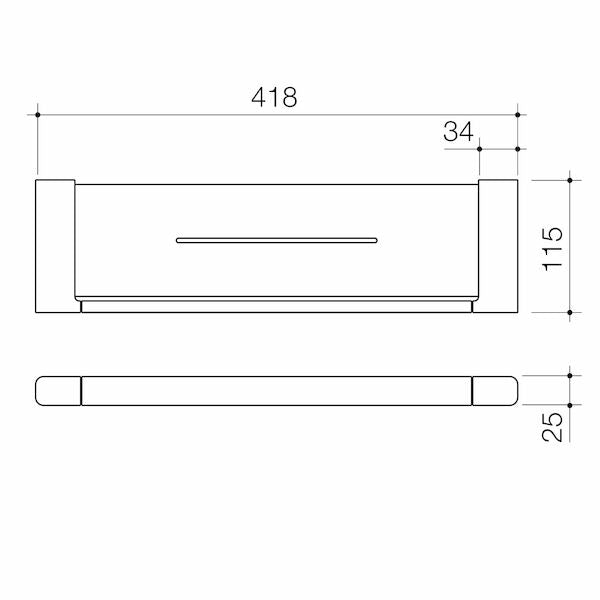 Luna Metal Shelf