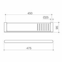 Urbane II Bathroom Shelf