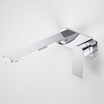Urbane II 220mm Wall Basin / Bath Mixer - Round Cover Plate - Chrome - Sales Kit - LF