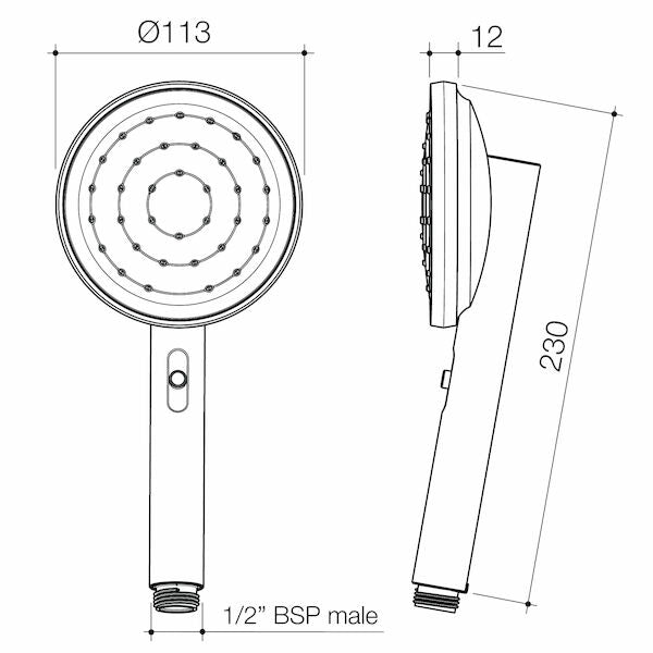 Urbane II Hand Shower (Handset Only)