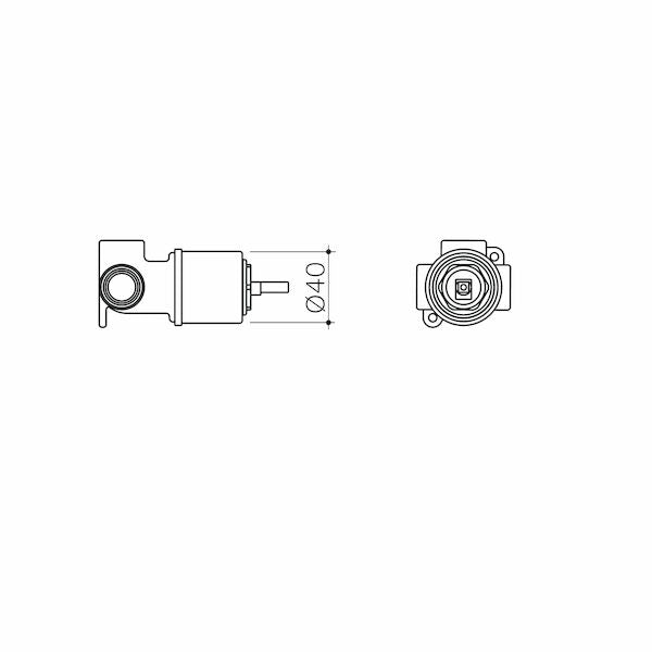 Caroma EasySwitch Universal Bath / Shower Mixer Inwall Body