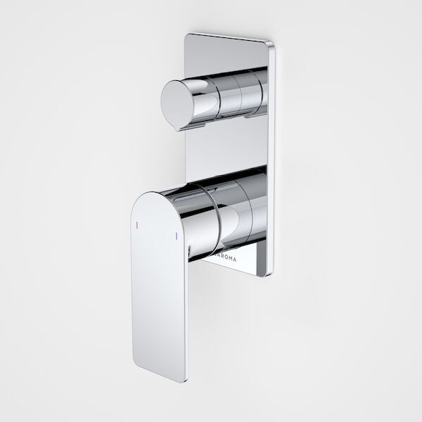 Urbane II Bath / Shower Mixer With Diverter - Rectangular Cover Plate