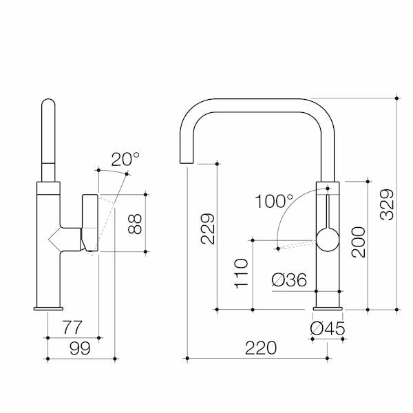 Urbane II Sink Mixer