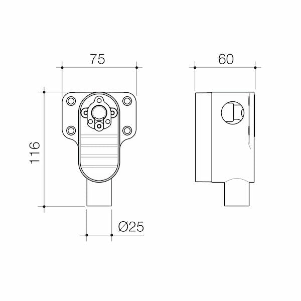 Universal Rough-in Kit - Sensor Wall Soap Dispenser