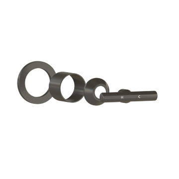 Barre Progressive Handle Kit – Brushed Gunmetal