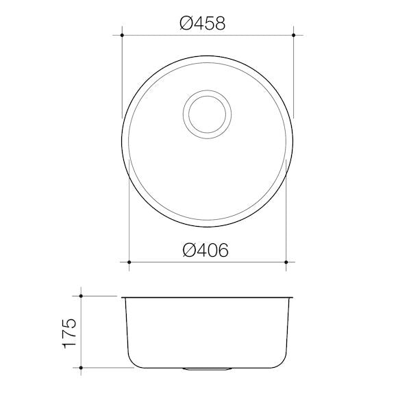 Luna ROUND BOWL U/M & O/M