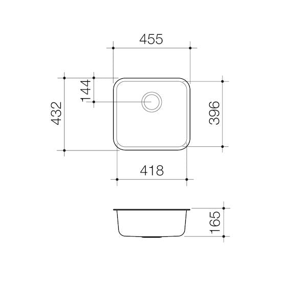 Luna SINGLE BOWL O/M & U/