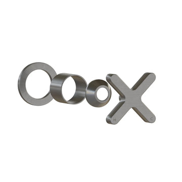 Cross Progressive Handle Kit – Brushed Gunmetal