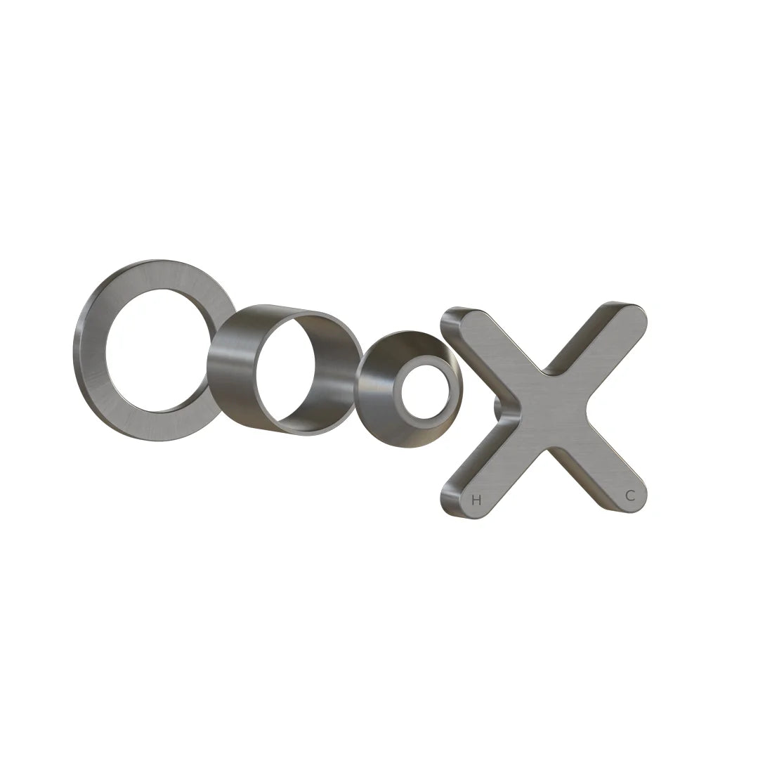 Cross Progressive Handle Kit – Brushed Nickel