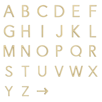 E Letter 60mm