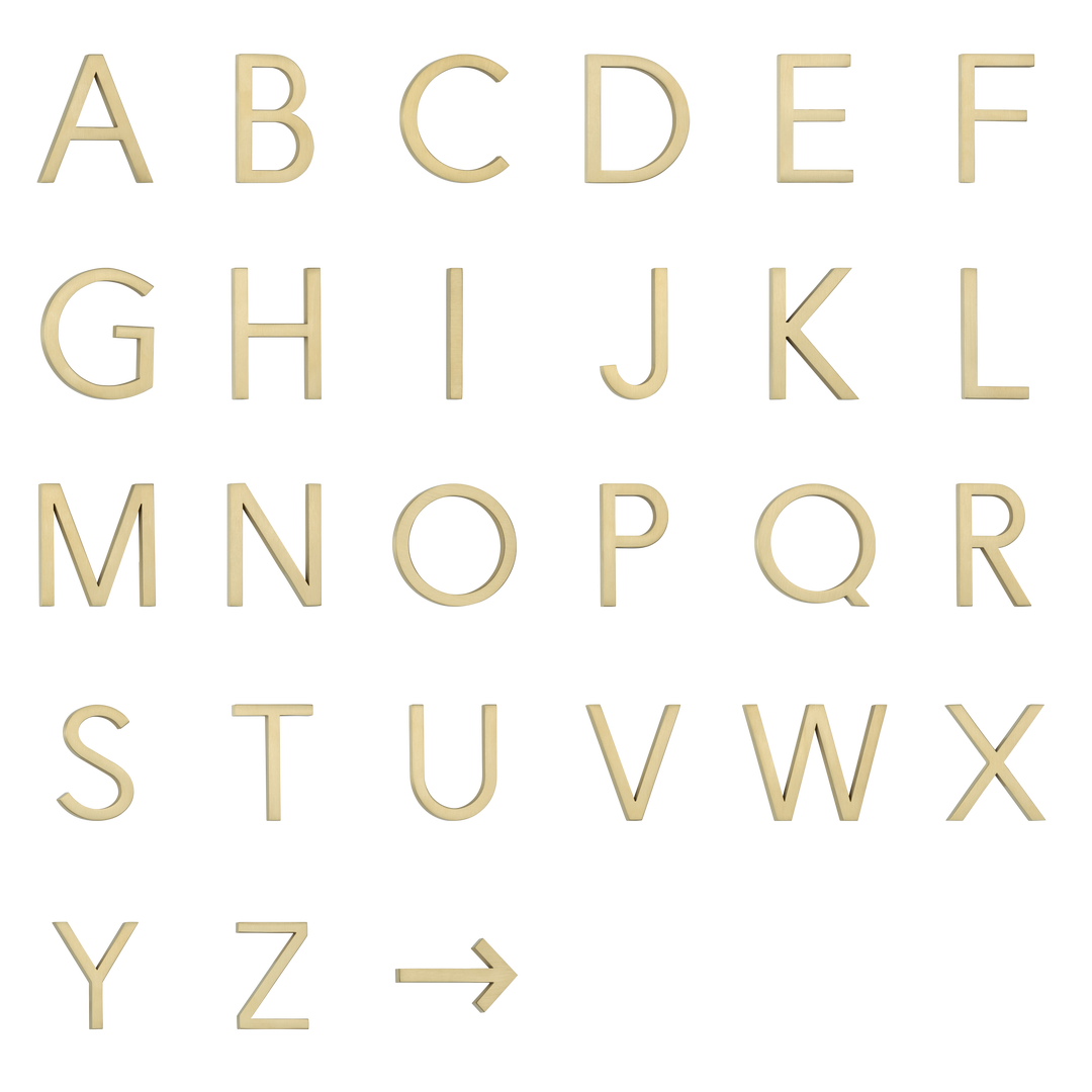 A Letter 60mm