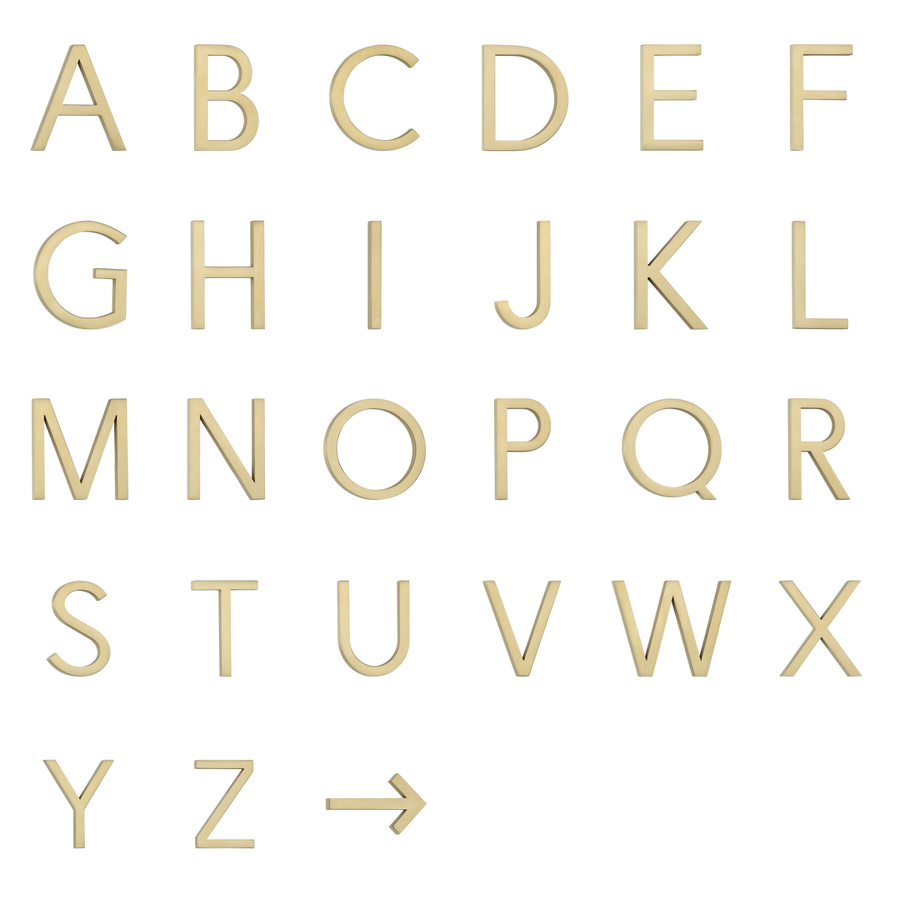 A Letter 60mm