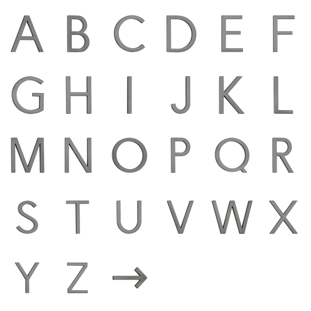 E Letter 60mm