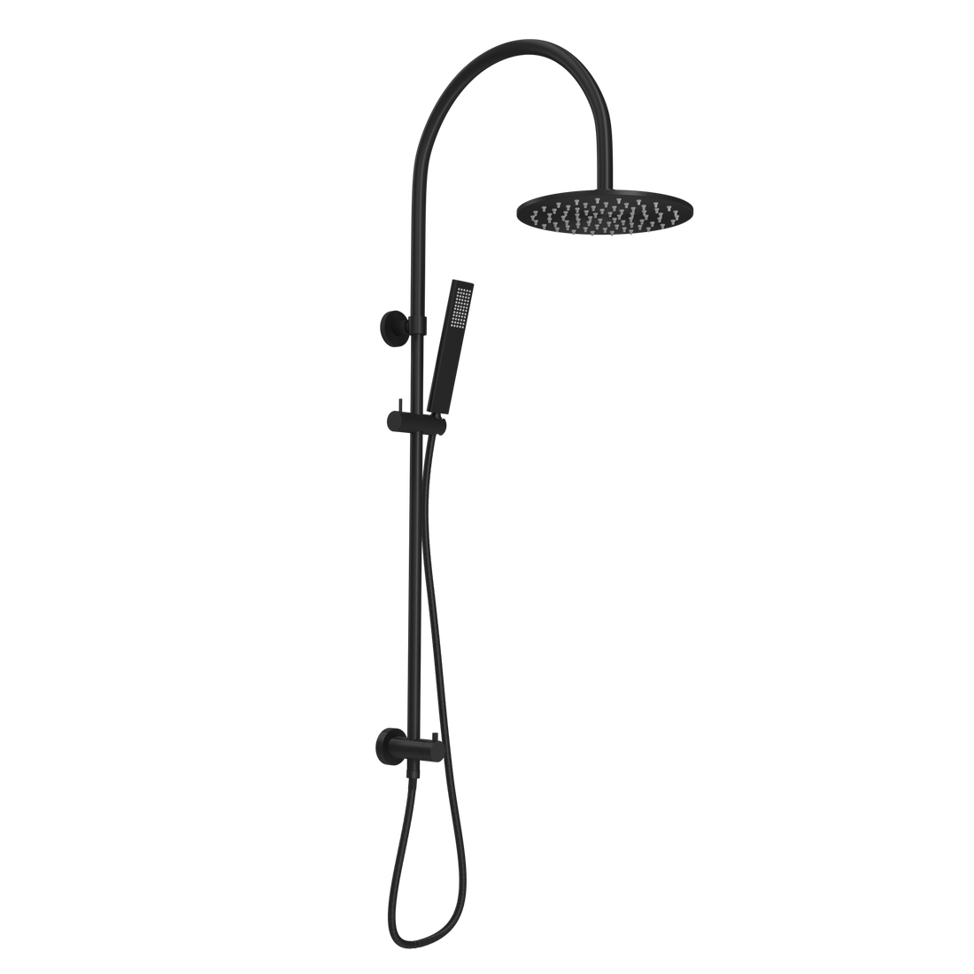 Elysian Gooseneck Shower Rail Set