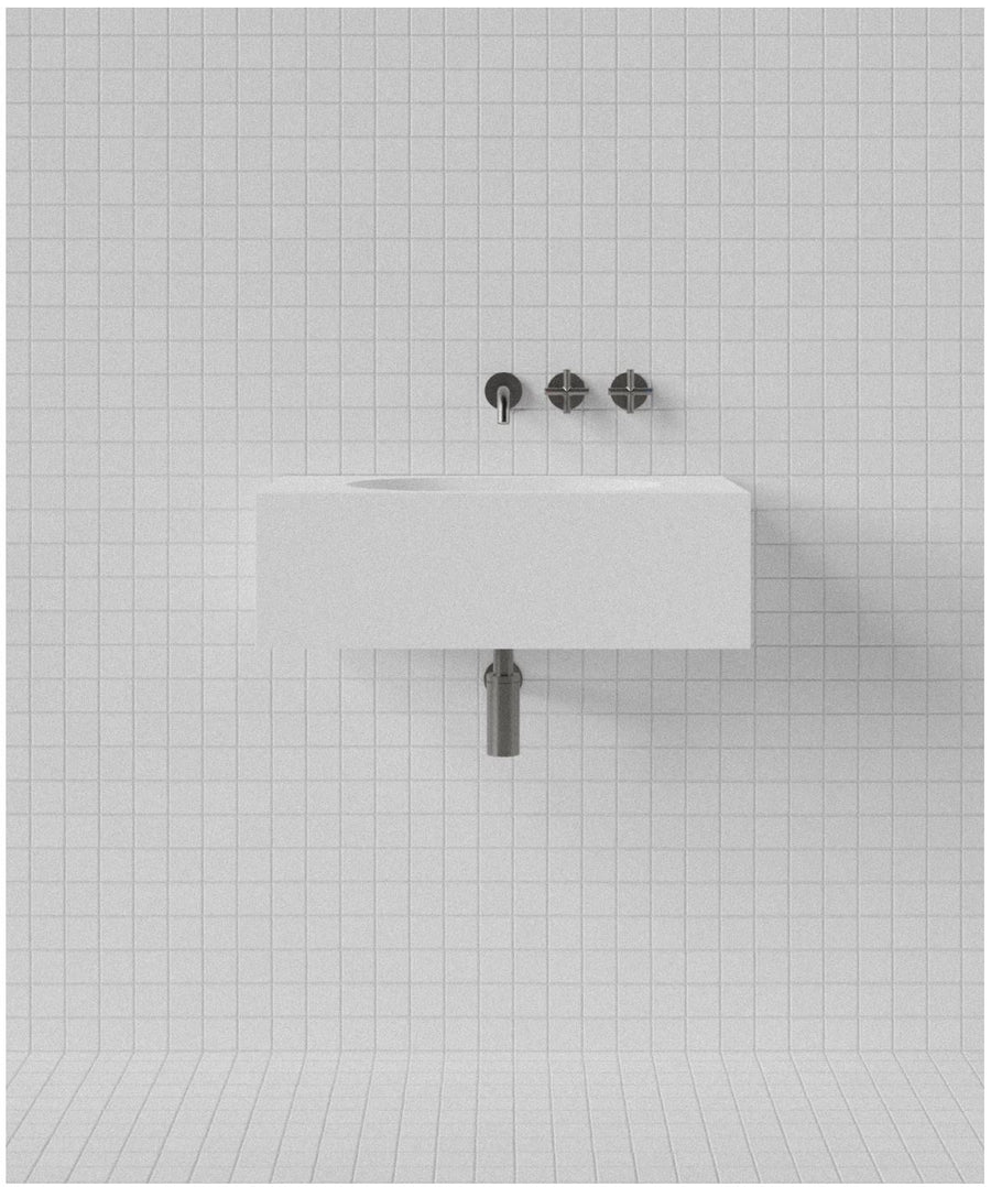 MAINSWATER Harper Wall Basin 700 x 400 x 220 With Overflow