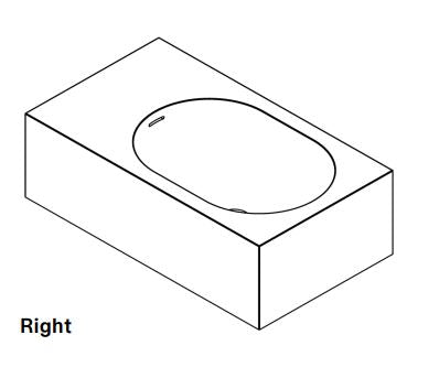 MAINSWATER Harper Wall Basin 700 x 400 x 220 With Overflow