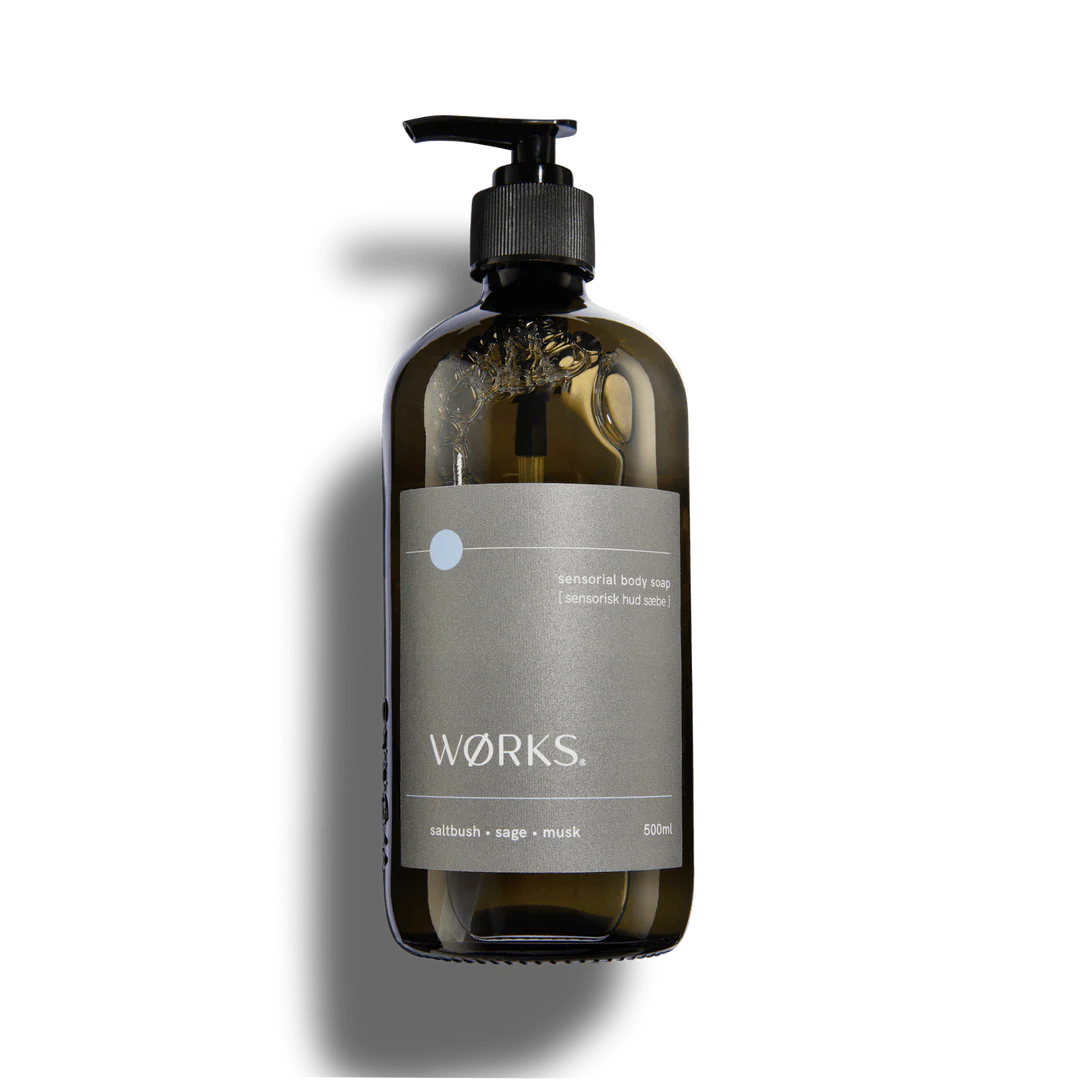 WØRKS Saltbush, Sage, Musk Body Soap-500ml