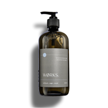WØRKS Saltbush, Sage, Musk Body Soap-500ml