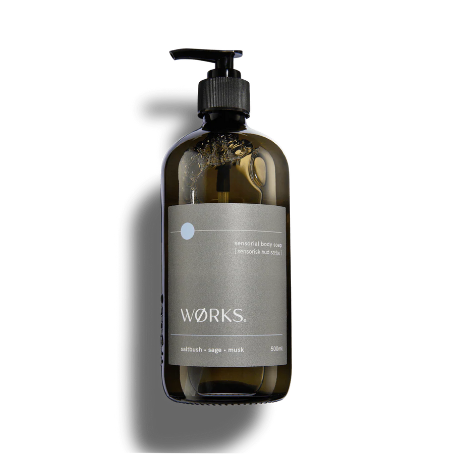 WØRKS Saltbush, Sage, Musk Body Soap-500ml