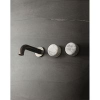 Brodware Halo Marble Wall Set with 150mm Spout on One Side - Aged Iron PVD 1.9505.08.6.65