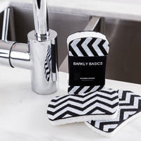 BARKLY BASICS Chevron Print Scourer Sponge