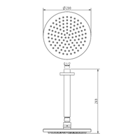 Gareth Ashton Park Avenue Vertical Shower - Brushed Nickel