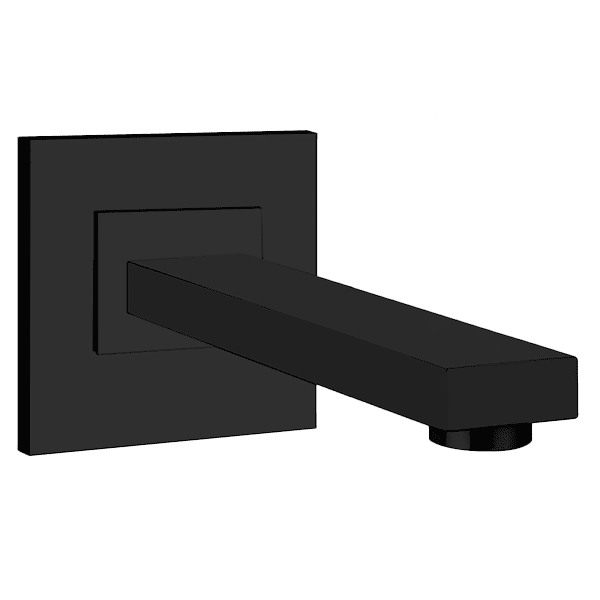 Gessi Rettangolo K Bath Spout – Black