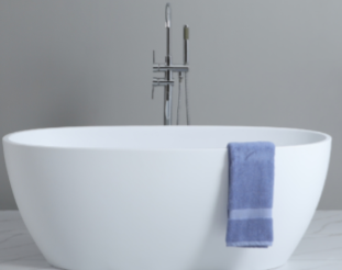 IMPRESSIONS BATHROOMWARE Luxury 1500 Freestanding Bath (IMKB121)