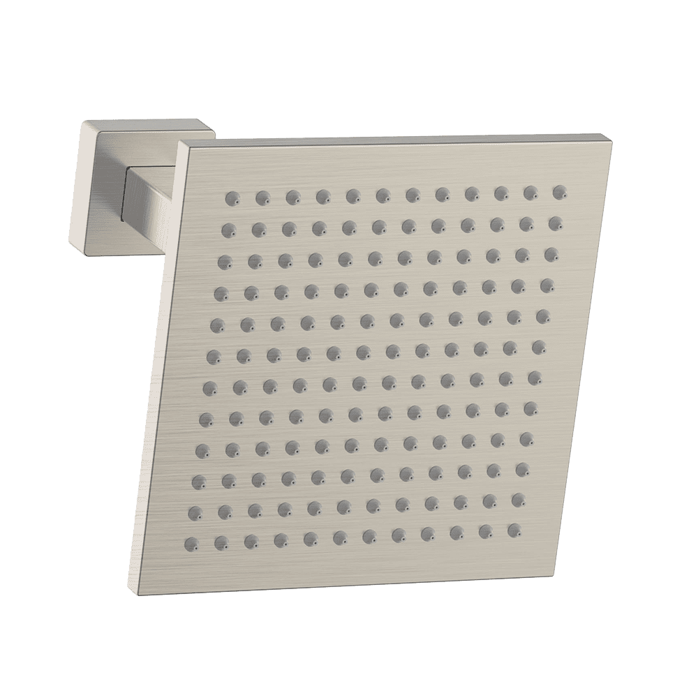 Gareth Ashton Brass Square Vertical Shower 200mm Drop – Brushed Nickel