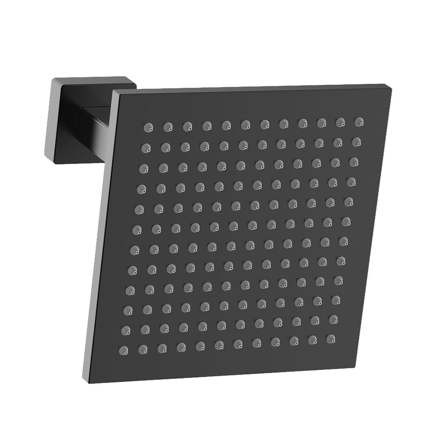 Gareth Ashton Brass Square Vertical Shower 200mm Drop – Black