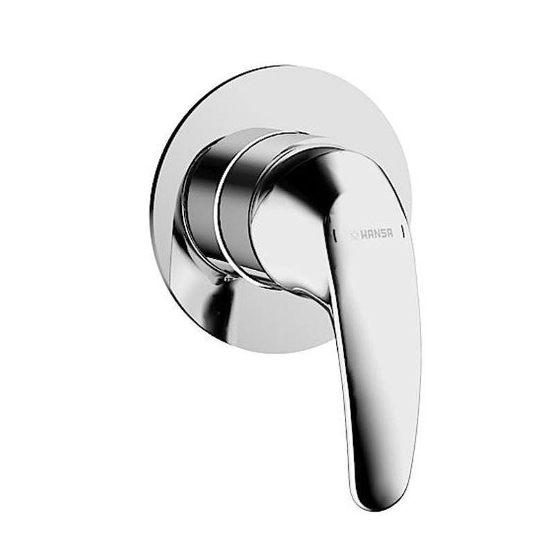 Hansa Pico 90mm Shower/Bath Mixer with In Wall Body - Chrome