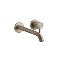Gessi 316 Intreccio Wall Mixer with Spout without Plate 256mm - Brushed Copper