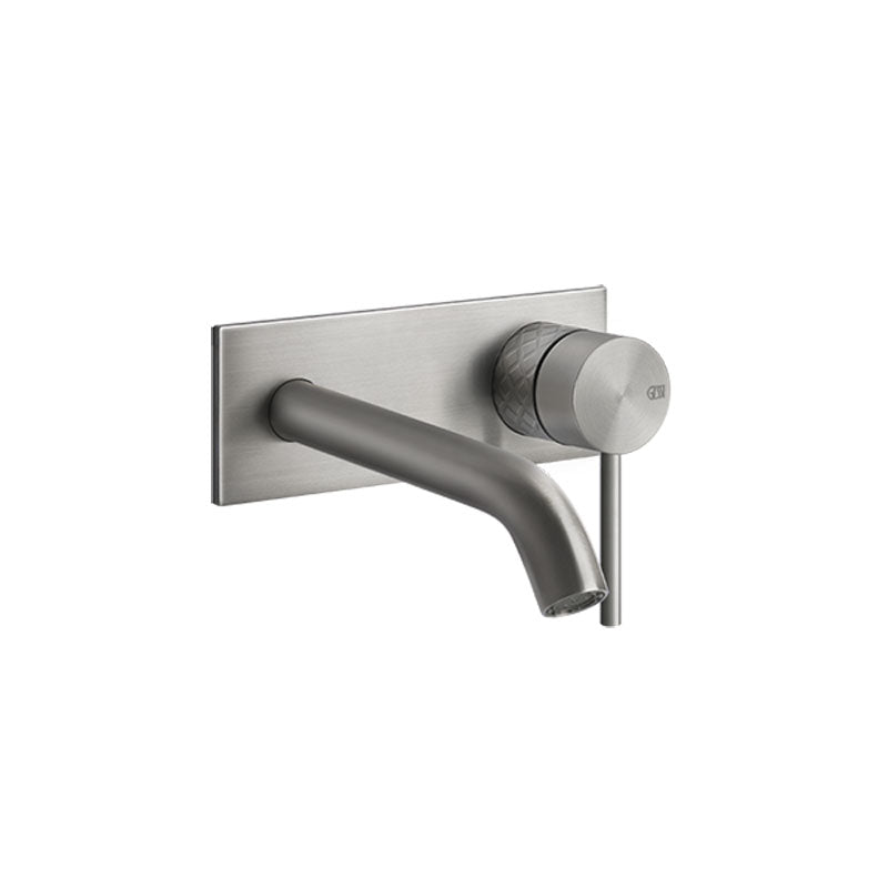 Gessi Intreccio 316 Wall Mixer with Spout with Plate - Chrome