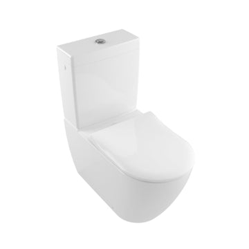 Villeroy & Boch Subway 2.0 DirectFlush BTW Toilet S or P-Trap with Slim Seat Ceramic Plus