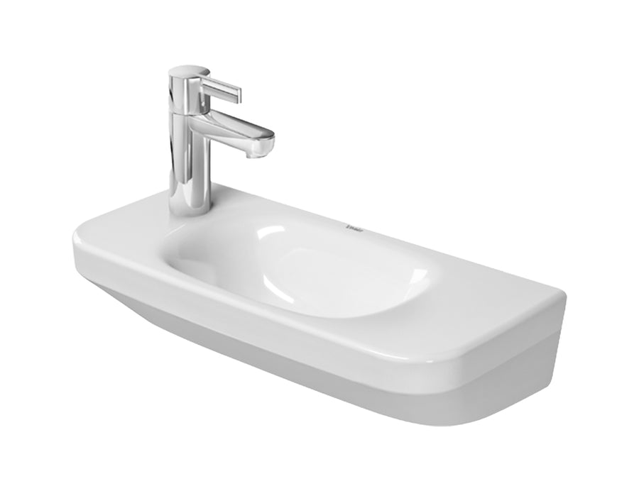 DURAVIT Durastyle Handrinse Basin 500x220mm, no O/F, Glazed Underneath, Alpin White | The Source - Bath • Kitchen • Homewares