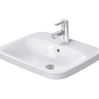 DURAVIT Durastyle Vanity Countertop Basin 560x455mm 1TH, with O/F, Alpin White | The Source - Bath • Kitchen • Homewares