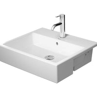 DURAVIT Vero Air Semi-Recessed Washbasin 550x470mm, with O/F, Alpin White | The Source - Bath • Kitchen • Homewares