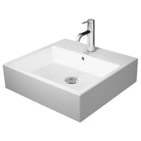 DURAVIT Vero Air Furniture Washbasin 500x470mm, with O/F, Glazed Underneath, Alpin White | The Source - Bath • Kitchen • Homewares
