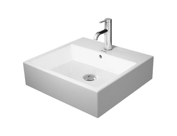 DURAVIT Vero Air Furniture Washbasin 500x470mm, with O/F, Glazed Underneath, Alpin White | The Source - Bath • Kitchen • Homewares