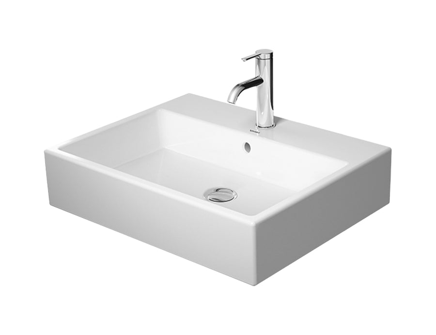 DURAVIT Vero Air Furniture Washbasin 600x470mm, with O/F, Glazed Underneath, Alpin White | The Source - Bath • Kitchen • Homewares