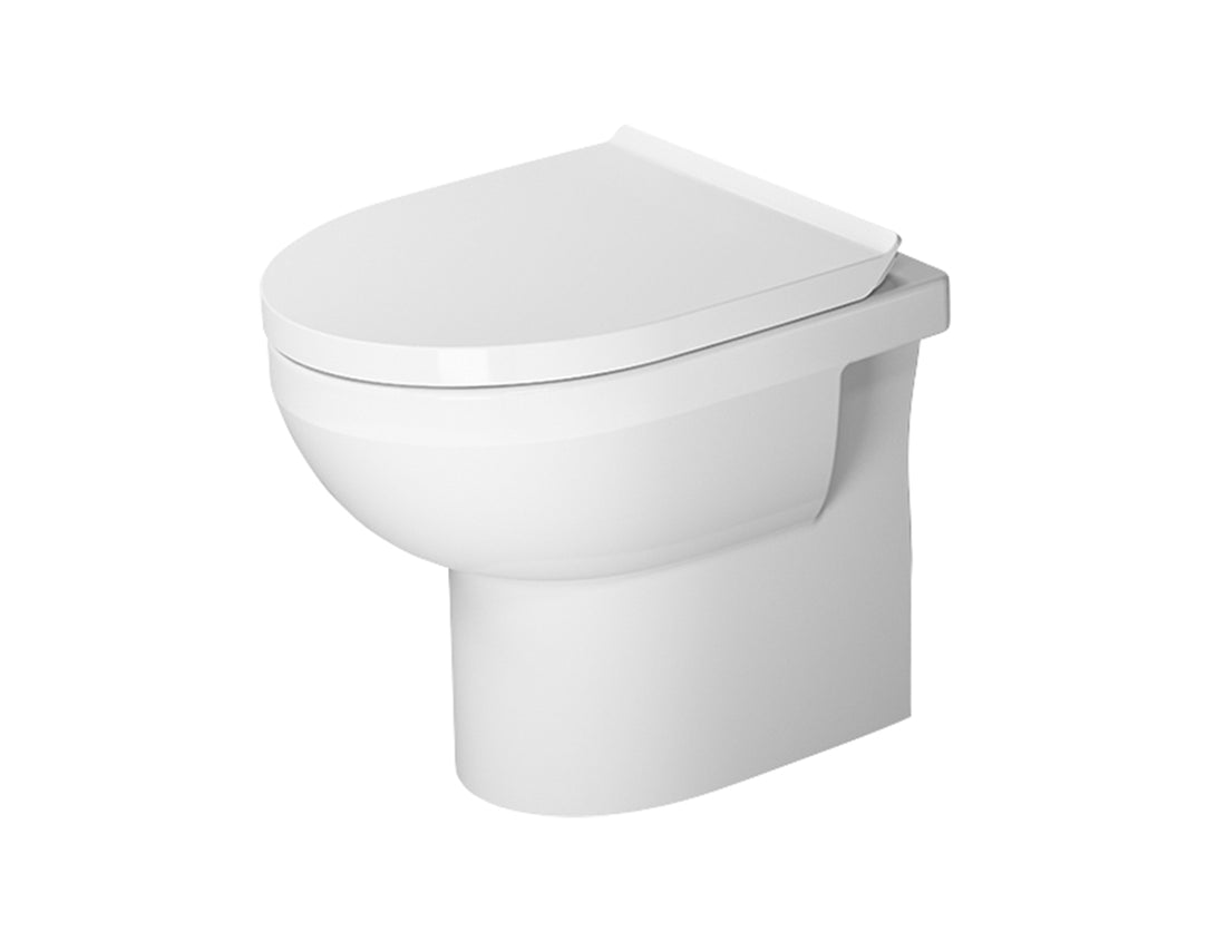 Duravit Durastyle Basic Rimless Floorstanding Toilet Kit - Includes Pan, Seat