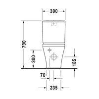 Duravit Durastyle BTW Toilet Suite - Includes Pan, Cistern, Seat & Connector