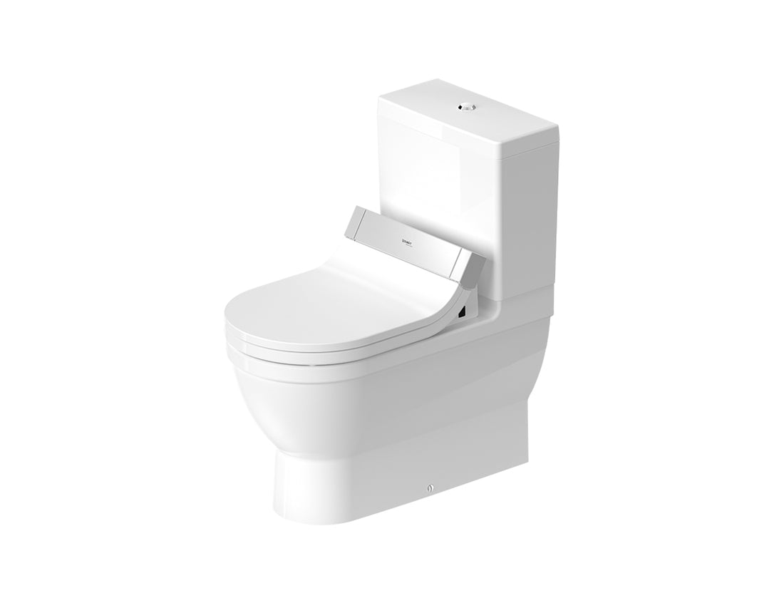 Duravit Starck 3 BTW Sensowash E Toilet Suite - Includes Pan, Cistern, Seat & Connector