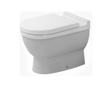 Duravit Starck 3 Floorstanding Toilet Kit - Includes Pan, Seat & Connector
