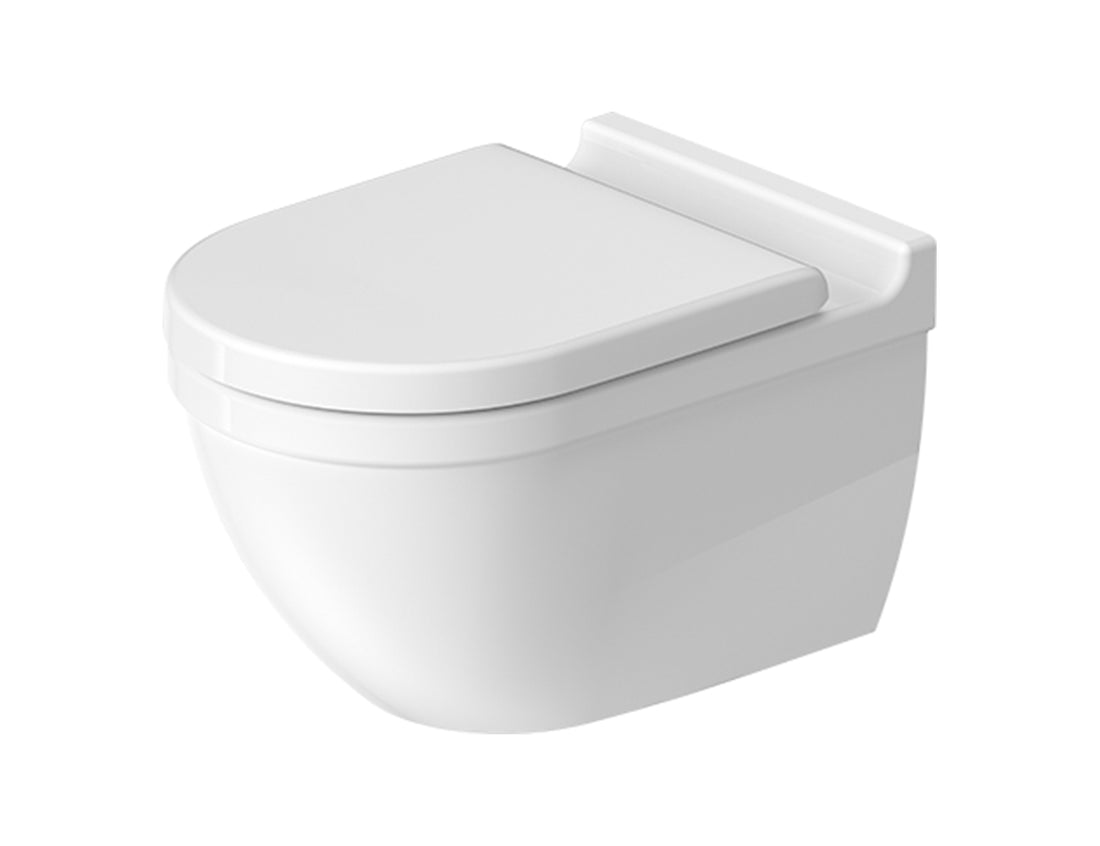 Starck 3 Rimless Wall Mounted Toilet Kit - Includes Pan & Seat
