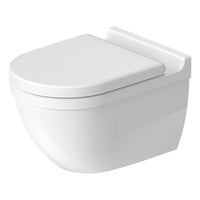 Starck 3 Rimless Wall Mounted Toilet Kit - Includes Pan & Seat