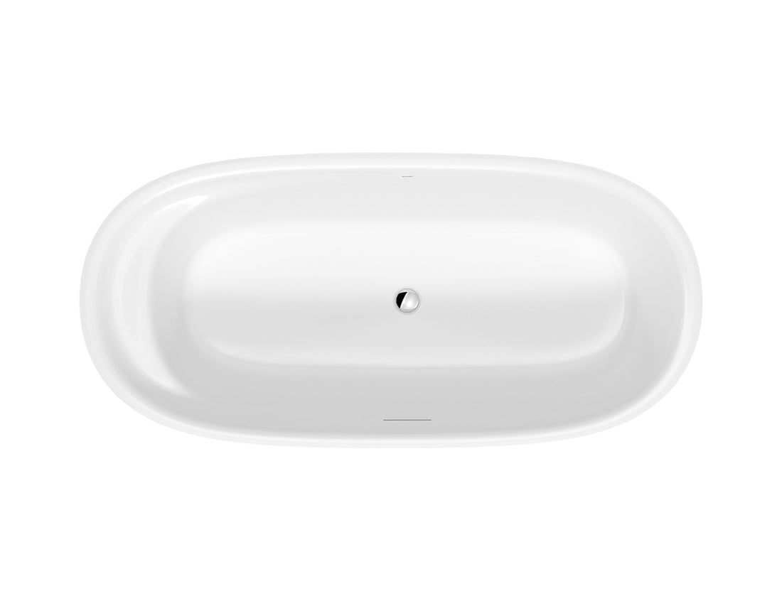 DURAVIT Cape Cod Freestanding Bath with Special Waste, 1855x885mm, DuraSolid A, White Alpin | The Source - Bath • Kitchen • Homewares