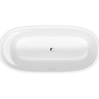 DURAVIT Luv Freestanding Bath with Special Waste, 1800x800mm, DuraSolid A, White Alpin